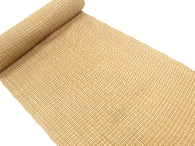 JAPANESE KIMONO / ARAIHARI FOR KIMONO / WOVEN GRID